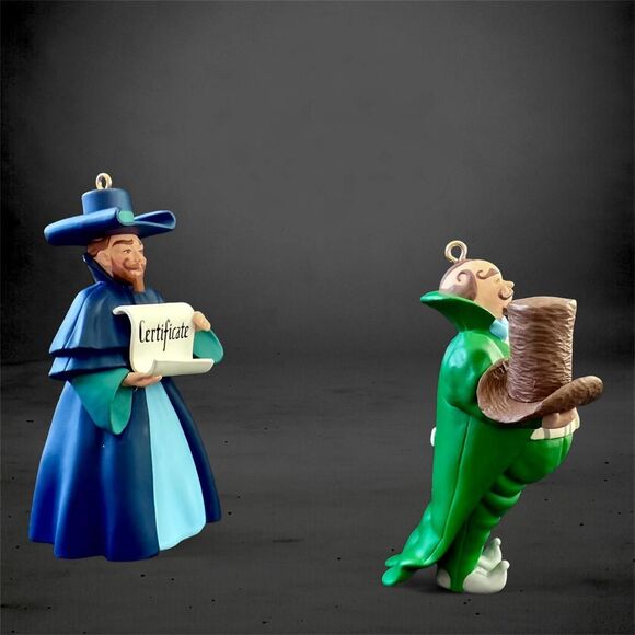 VTG '97 Hallmark Keepsake Ornament The Wizard of Oz Munchkinland Mayor & Coroner - Picture 4 of 8